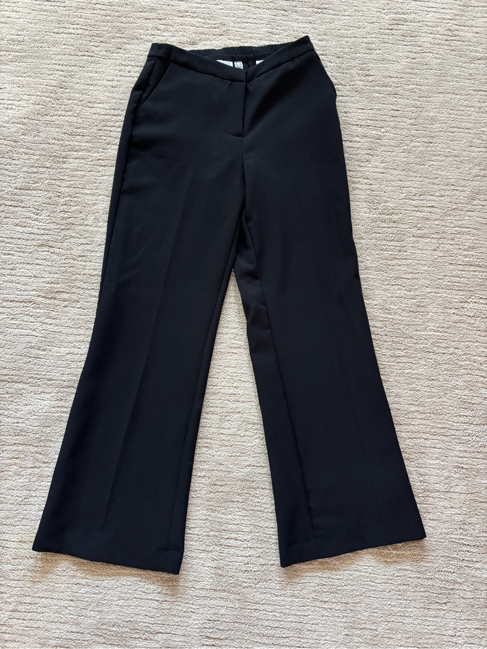 Susan Graver Black Wide-Leg Women's Concert Trousers
